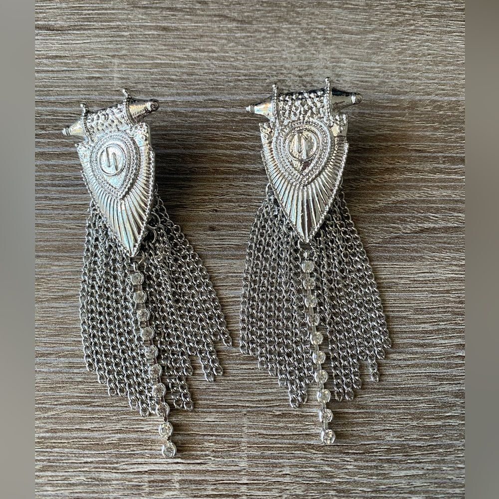 Statement drop earrings M159